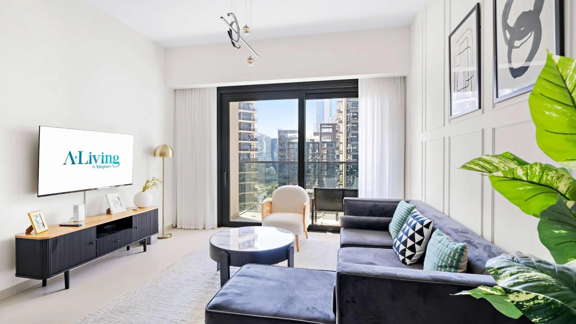 Aliving Elegant 1Br - Near Burj Khalifa & Dubai Mall Act One Act Two, Downtown Apartment